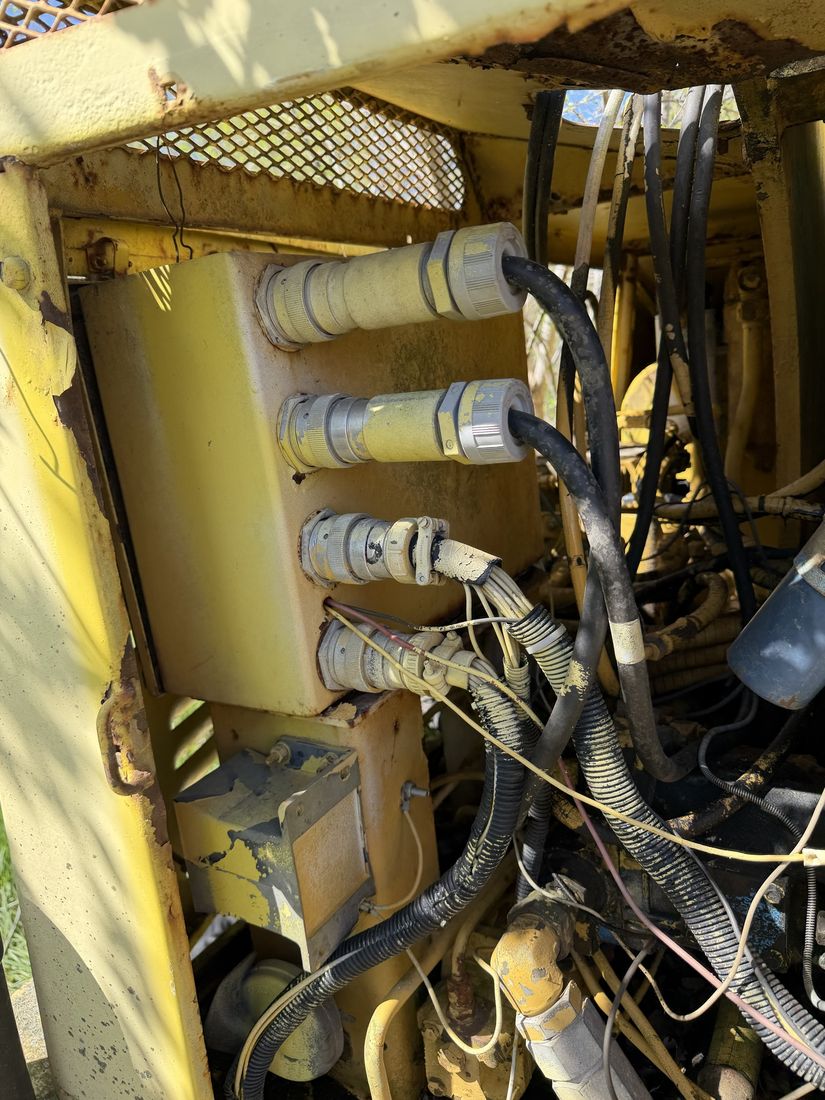 Connector cluster in the engine bay